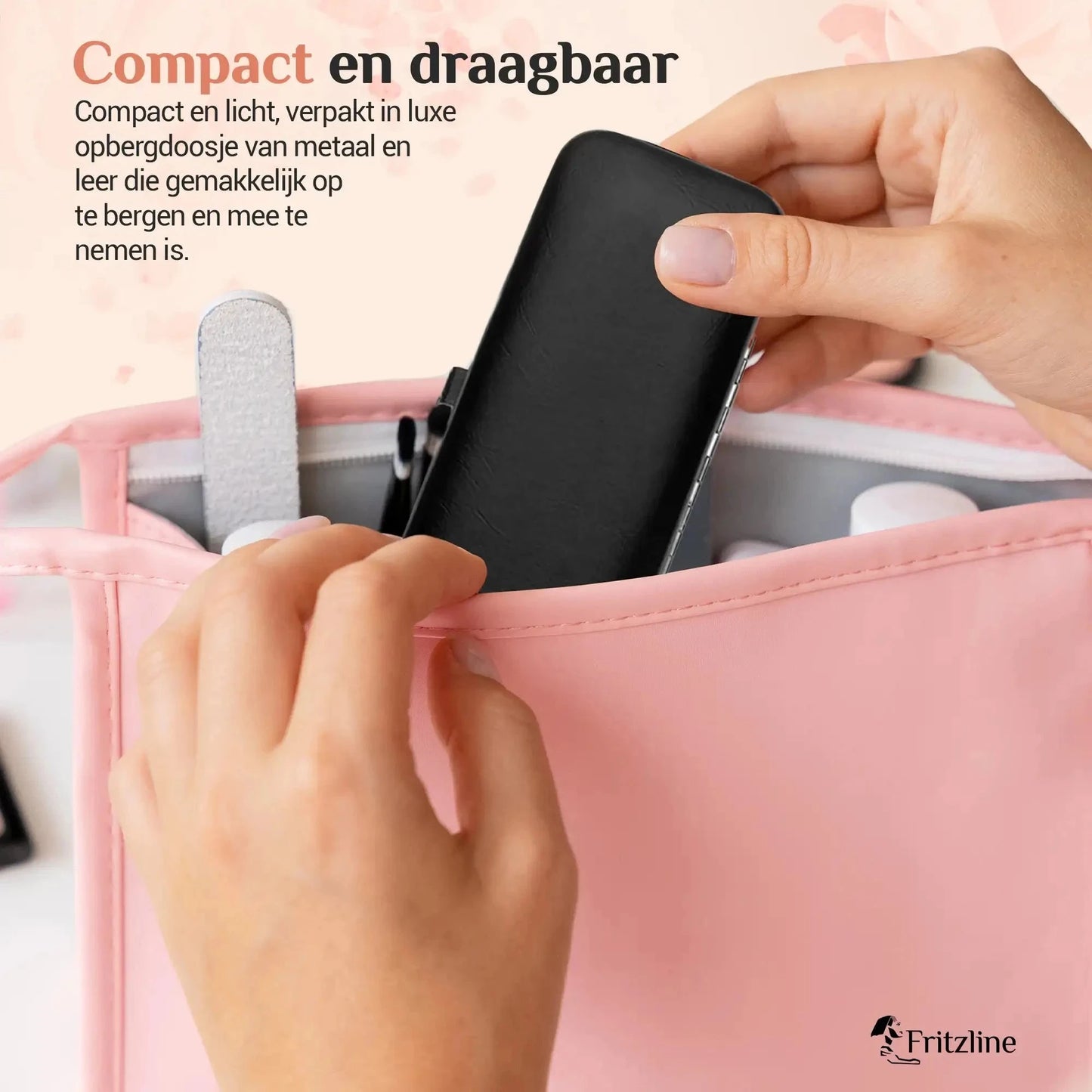 Fritzline Deluxe Verzorgingstool Set – 6-delig met Luxe Opbergdoosje Fritzline