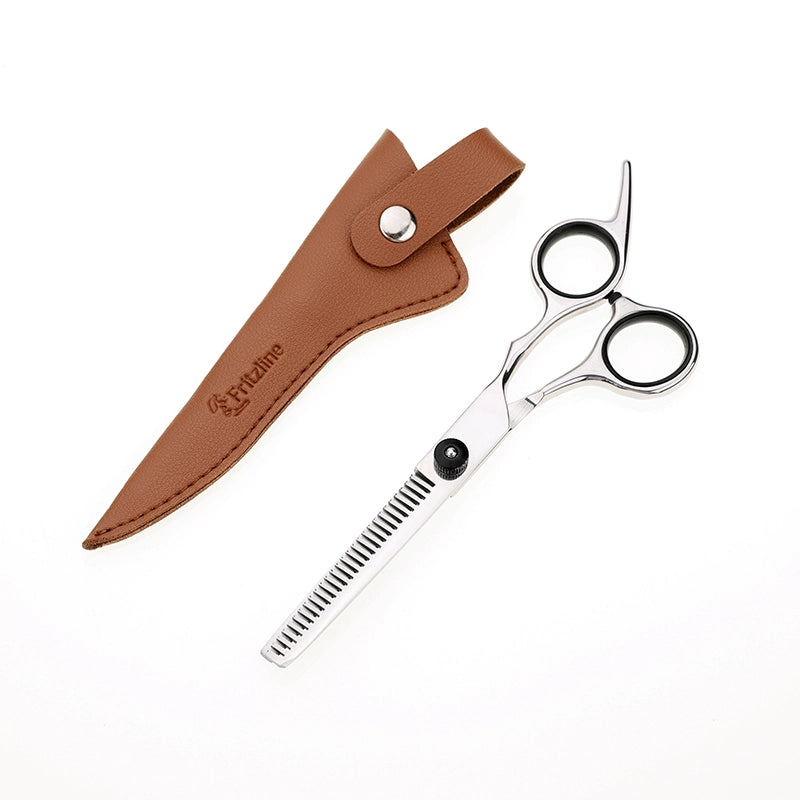Coupeschaar met Leren Etui