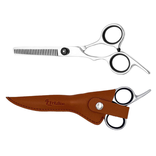 Coupeschaar met Leren Etui