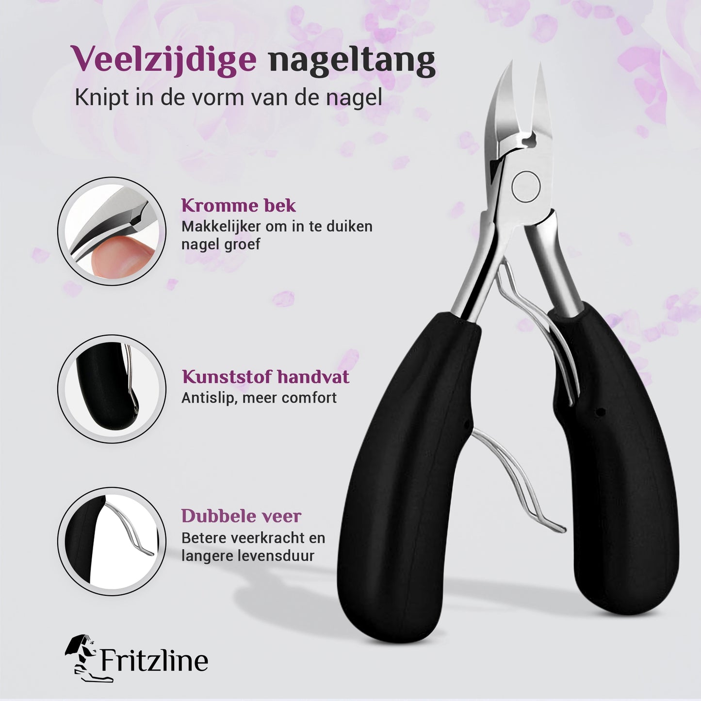 Fritzline 8-Delige Pedicure Set
