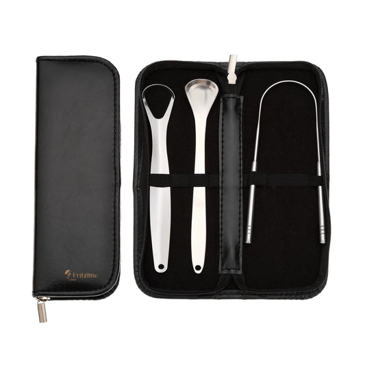 Fritzline Tongschraper 3 in 1 Set
