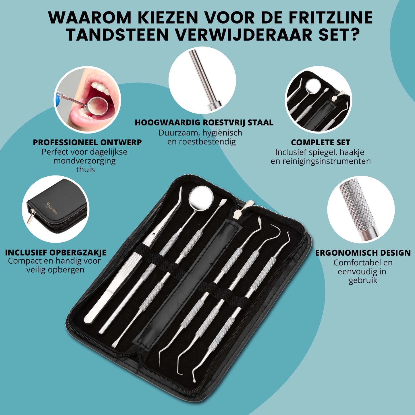 Fritzline Tandsteen Verwijderaar Set