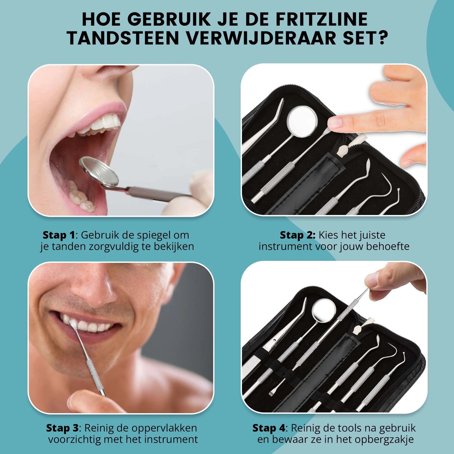Fritzline Tandsteen Verwijderaar Set
