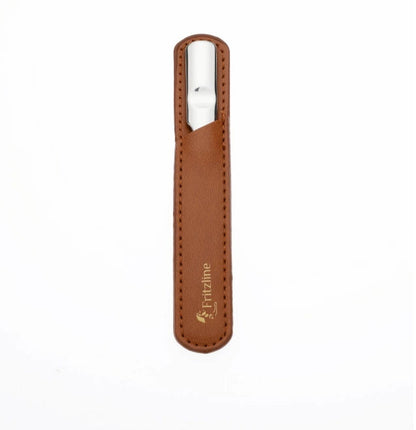 Fritzline Nagelvijl in Leren Etui - Nagel - Vijl - Metaal - Nagelvijlen Fritzline
